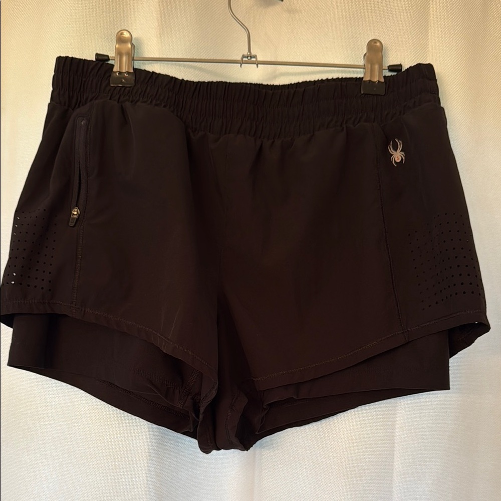 Women’s Spyder running shorts